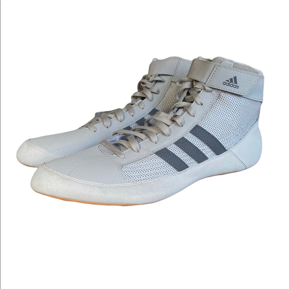 Adidas wrestling grey mens shoes size 14